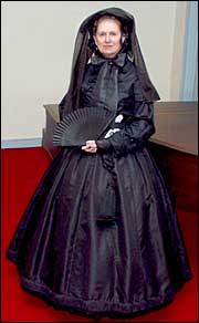 Civil War era mourning dress